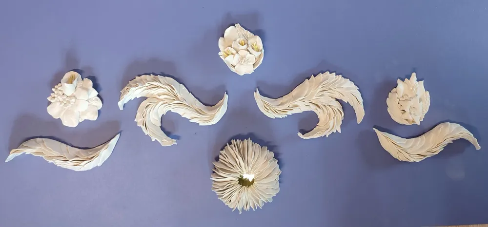 Decorative wall frescoes - Wall rooms - SOPHIE LULINE CÉRAMISTE