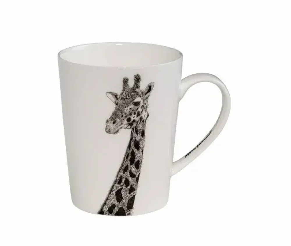 Mugs - MW - Marini Ferlazzo Mug 450ML Tall African Giraffe Gift Boxed - MAXWELL & WILLIAMS