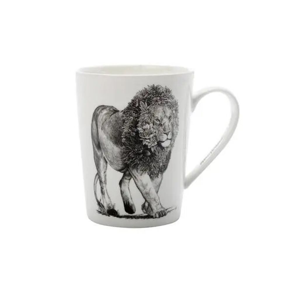 Mugs - MW - Marini Ferlazzo Mug 450ML Tall African Lion Gift Boxed - MAXWELL & WILLIAMS