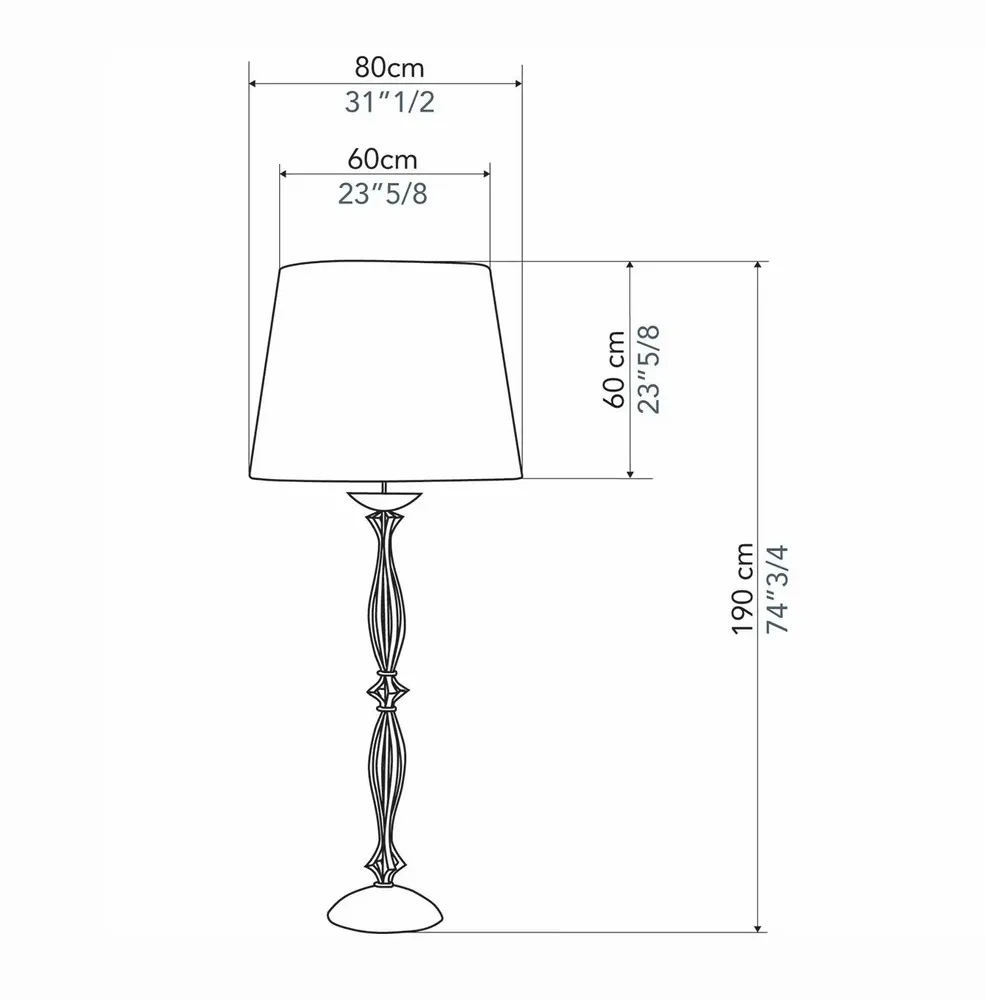 Lampadaires - ALBA Lampadaire - OBJET INSOLITE