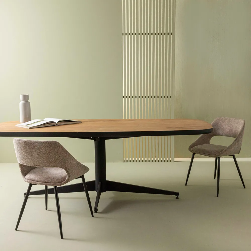 Chairs - Elodie grey chair - SIGNATURE MOBILIER ET DÉCORATION