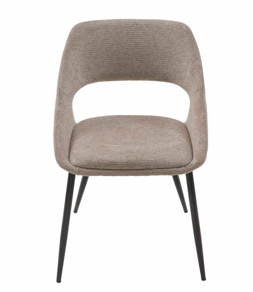 Chairs - Elodie grey chair - SIGNATURE MOBILIER ET DÉCORATION