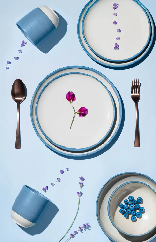 Formal plates - Malaga, colours and landscapes - MARIA MONASTERIO CERAMIC