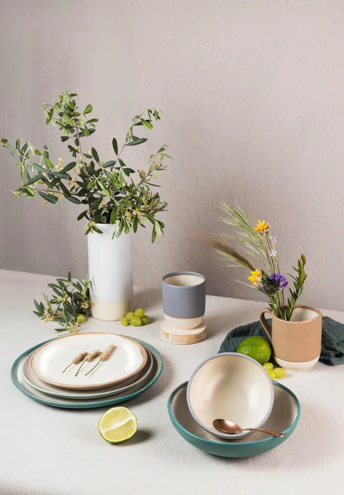 Formal plates - Malaga, colours and landscapes - MARIA MONASTERIO CERAMIC