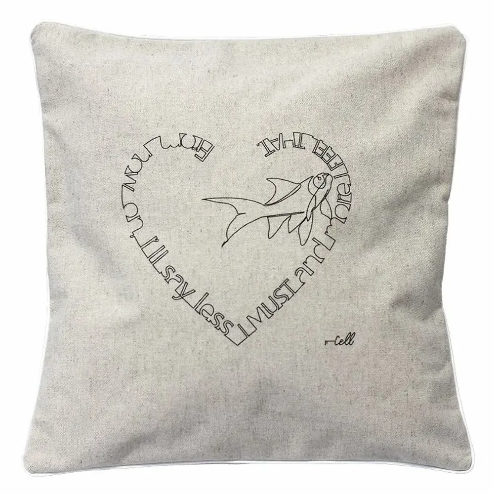 Coussins textile - Housse de coussin 35x35 cm made in FRANCE - COSETTE ET LES LYS