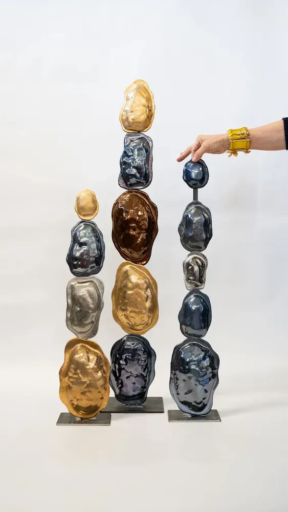 Bols - TURTLE SHELL Sculture - VETROFUSO DI DANIELA POLETTI