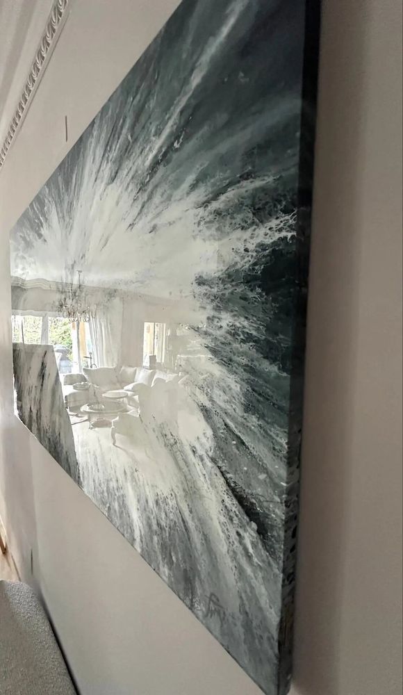 Tableaux - Peinture Acrylique Resin "Aurelium de Gohenheim". - TURIK&ART (KSENIIA TURIK)