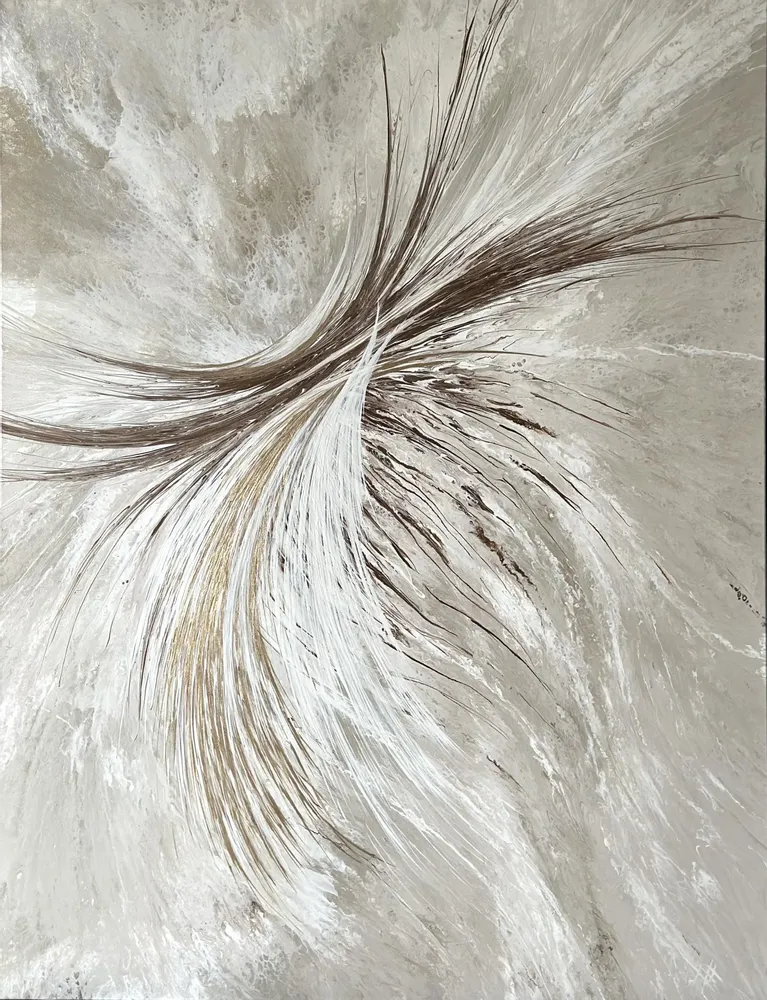 Paintings - Golden Wind - TURIK&ART (KSENIIA TURIK)