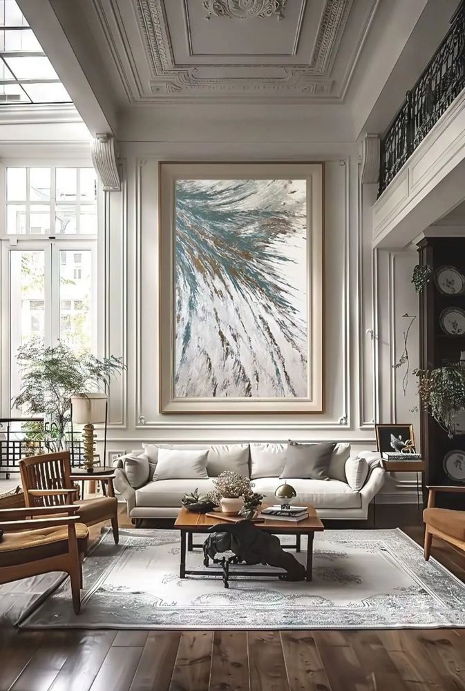 Paintings - Painting Acrylic "Le Caprice de Francois" - TURIK&ART (KSENIIA TURIK)
