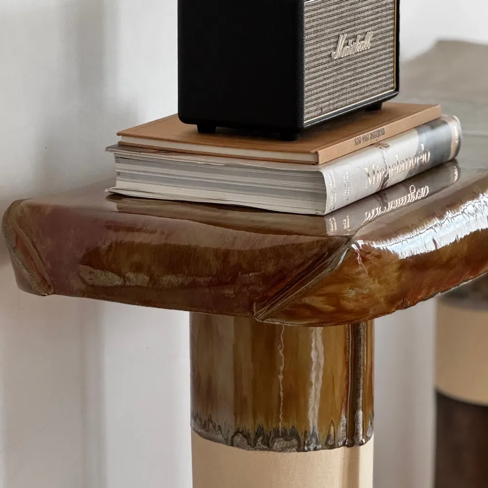 Céramique - CONSOLE EN GRÈS - ROMA collection - DI VINCENZO POUJOULA