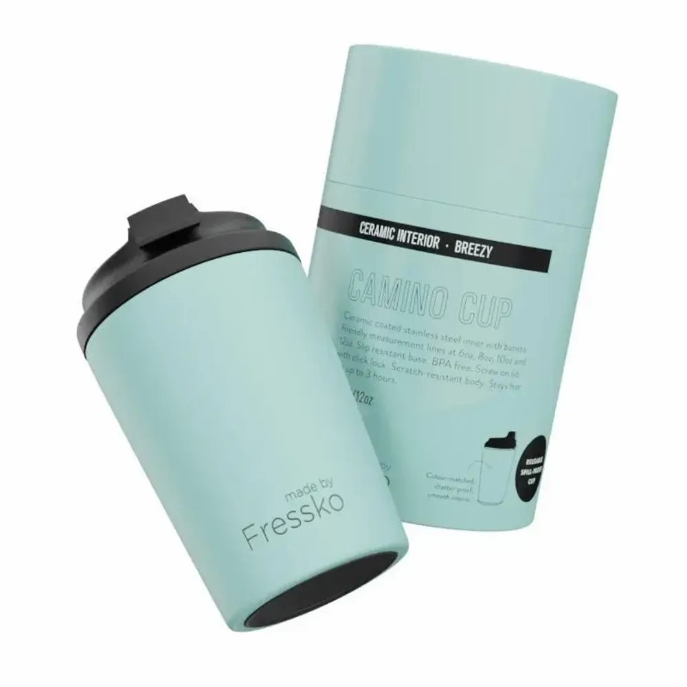 Tea and coffee accessories - Camino 12oz, Breezy (Ceramic) - MADE BY FRESSKO