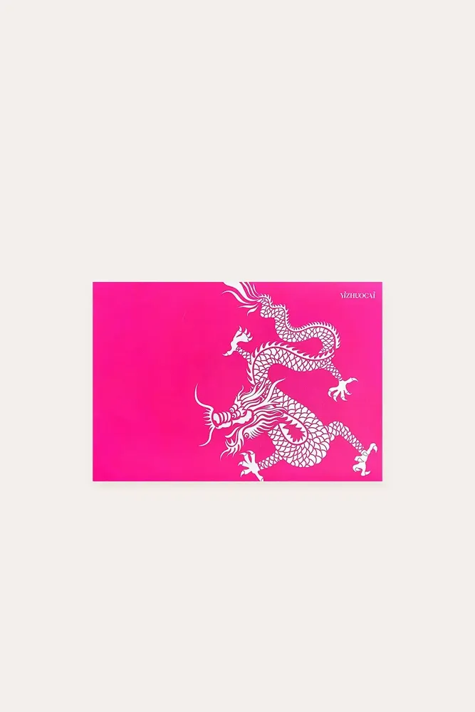 Tea and coffee accessories - Chinese Dragon Double-Sided Heat-Resistant Table Mat - THE ZHAI