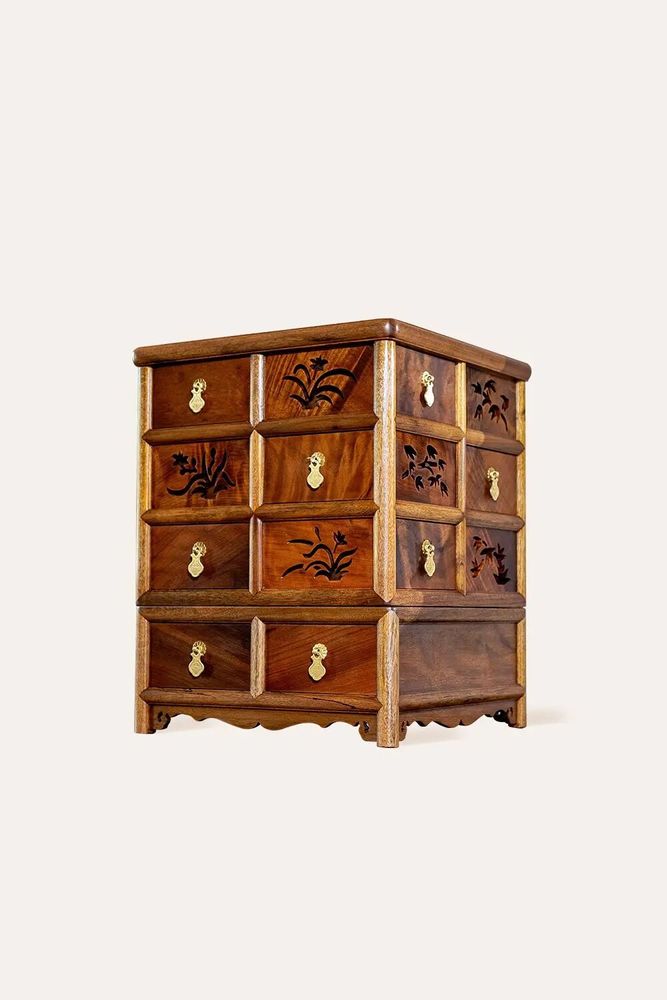 Storage boxes - Handmade Rotating Multifunctional Cabinet - THE ZHAI