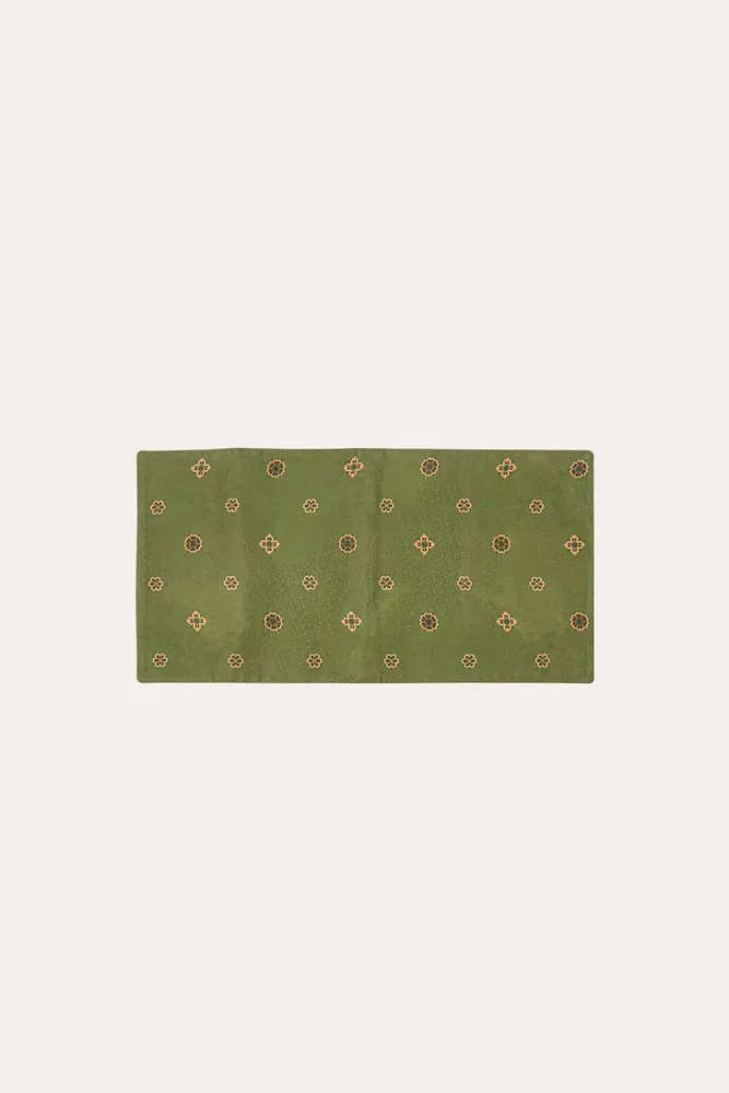 Dessous de plat - Tapis de table double face en soie de style jardin chinois - THE ZHAI