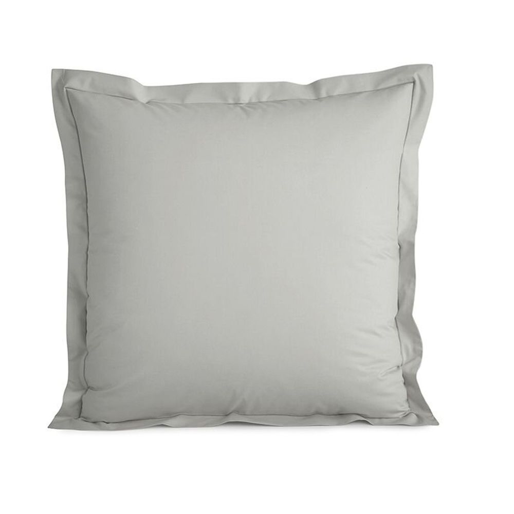 Linge de lit - Taie d'oreiller Percale 65 x 65 cm Pur Coton Peigné Longues Fibres 80 Fils/cm² Perle - COTON PUR