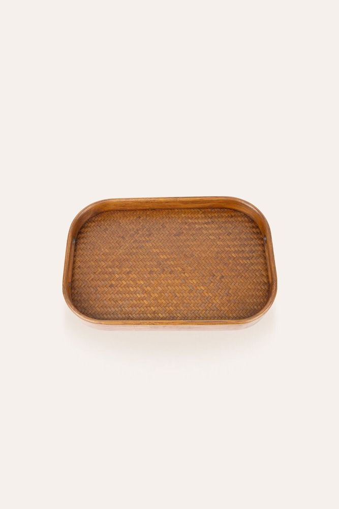 Food storage - Handmade Bamboo Square Storage Tray - THE ZHAI