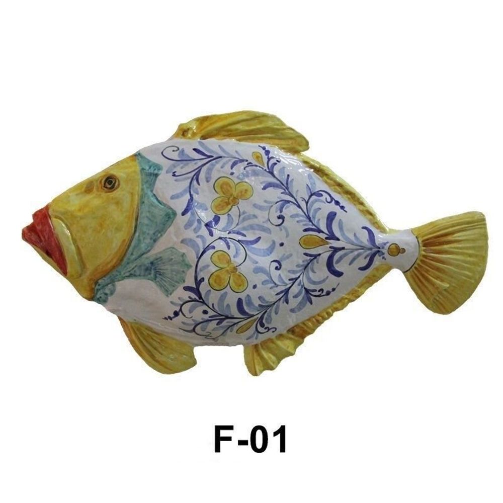 Ceramic - Ceramic fish - Wall light - GUADARTE