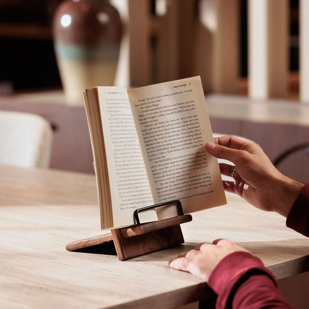 Table mat - TILISMA Handmade Wooden Book Stand - TILISMA
