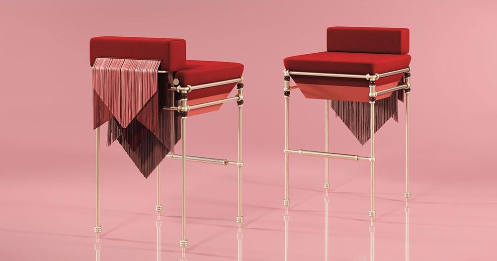 Chairs - Seraphine Bar Chair - OTTIU