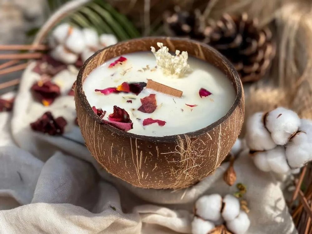 Candles - The candle that becomes a Lotus Cotton plant - LUMINANTE
