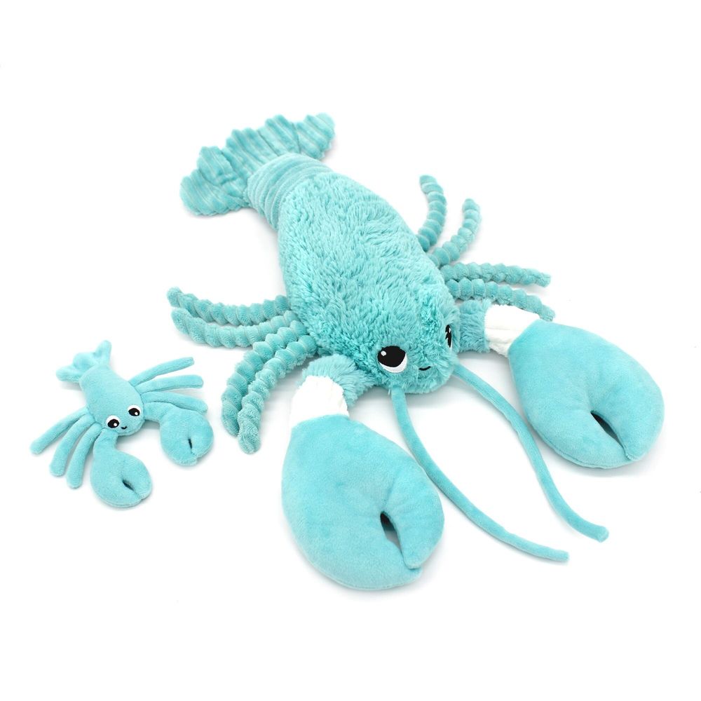 Soft toy - Mom and her baby The Ptipotos lobster plush - DEGLINGOS