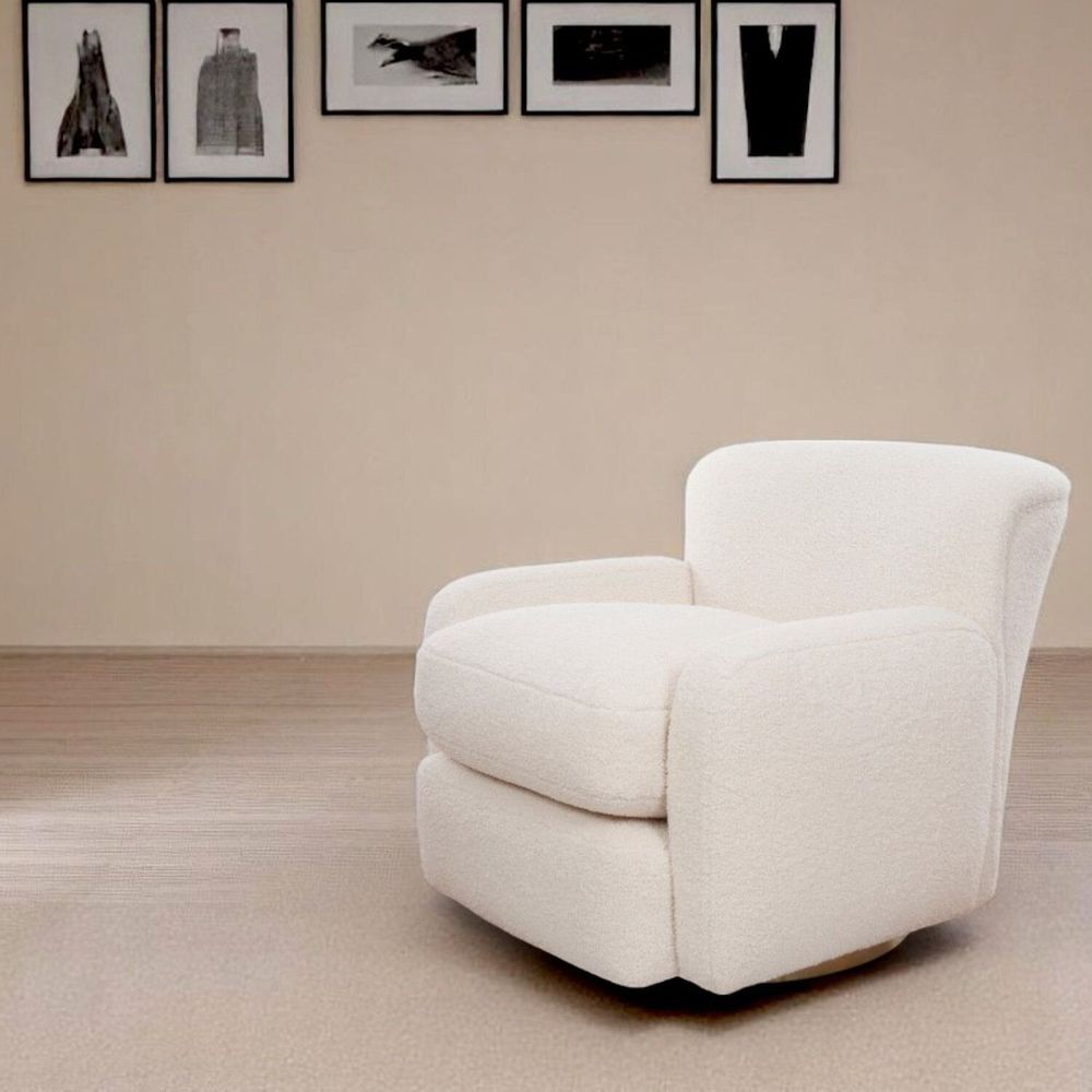 Chairs for hospitalities & contracts - Léa Contemporain | Swivel Armchair - CREARTE COLLECTIONS