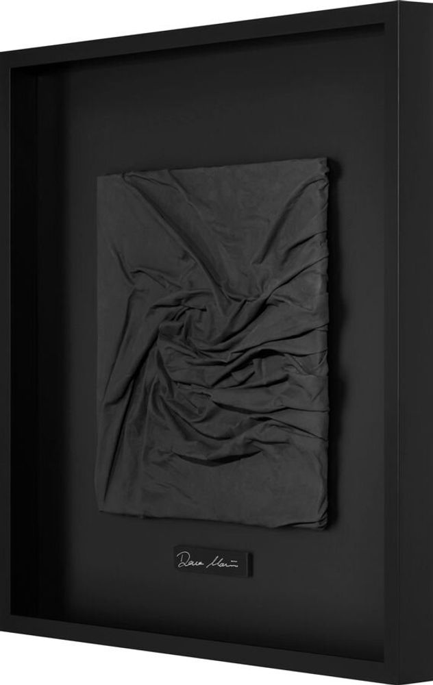 Services - 'Tersura Black 01' - Œuvre Originale - 70x70 cm - PERSPECTIVA 10