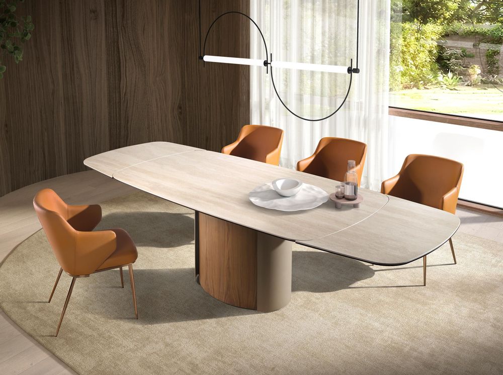 Chairs - Brown leatherette chair - ANGEL CERDÁ
