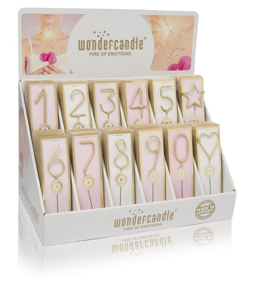 Cadeaux - WDC - Assortment - Gold - Piece gold - 144 Wondercandle® classic - WONDERCANDLE