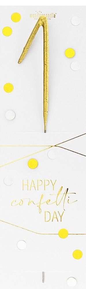 Cadeaux - WDC - Gold - Confetti - Wondercandle® classic - WONDERCANDLE