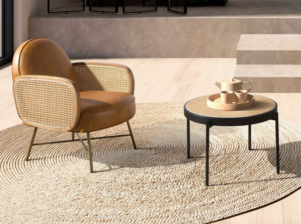 Armchairs - Brown leather armchair - ANGEL CERDÁ