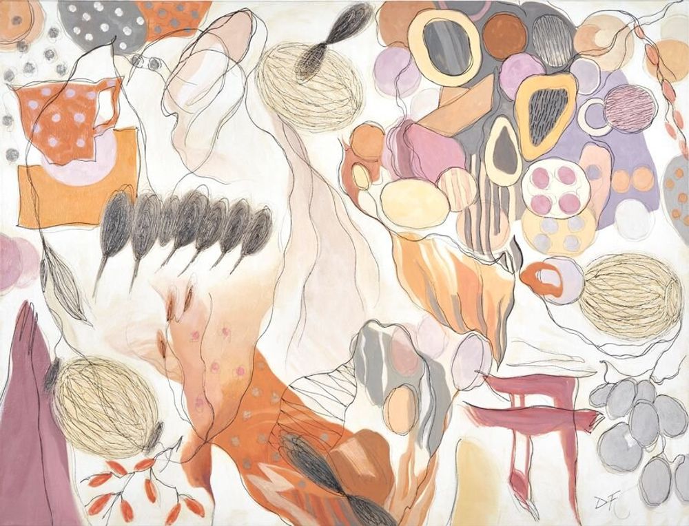 Services - 'Saporo' - Œuvre Originale - 170x130 cm - PERSPECTIVA 10