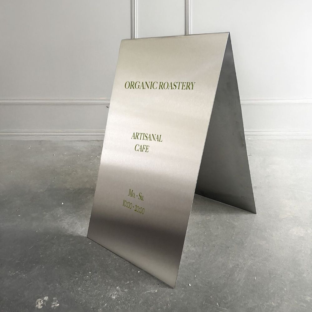 Outdoor decorative accessories - Stainless Steel Sign - CASE STUDIOS