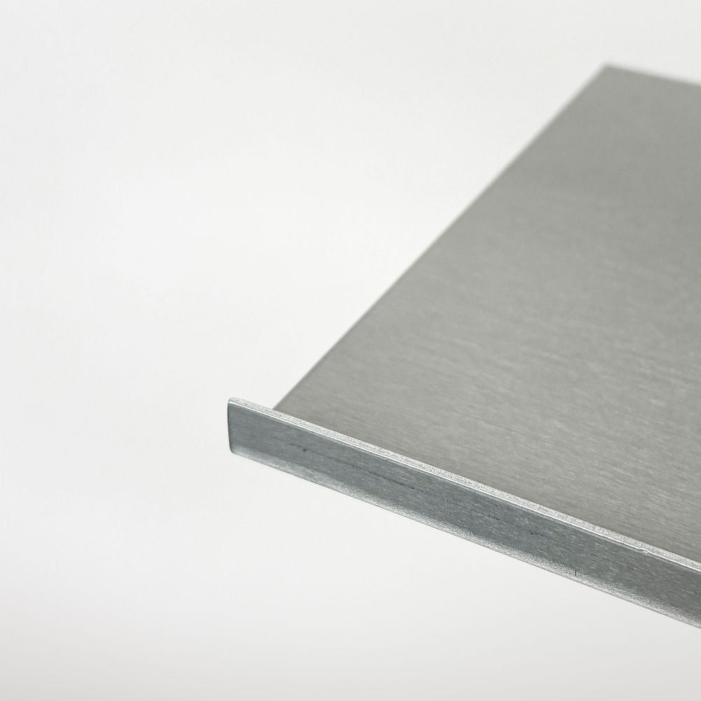 Shelves - Minimalist Wall Shelf in Brushed Aluminum - CASE STUDIOS
