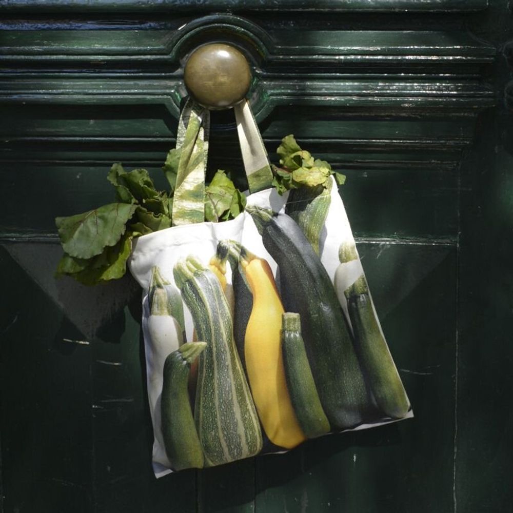 Bags and totes - Shopping Bag - Aubergine Bag - Zucchini Bag - MARON BOUILLIE