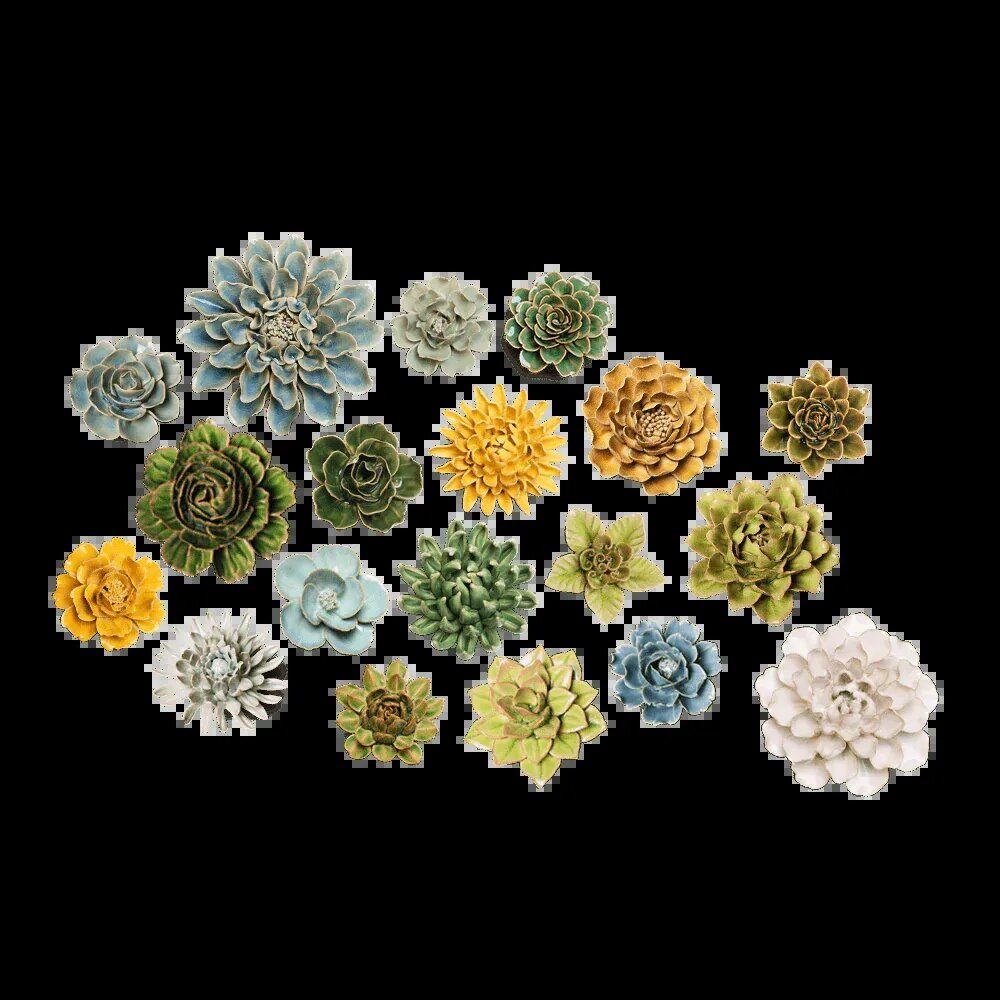 Céramique - Collection de jardins anglais à fleurs en céramique - CHIVE
