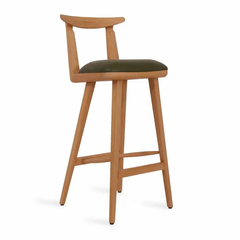 Chairs - Oriq - Solidwood High / Bar Chair - ALANKARAM