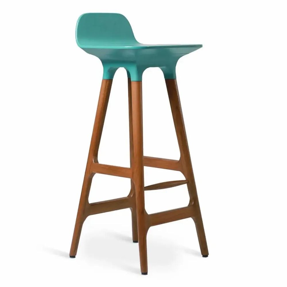Chaises - Inalt - Chaise haute / de bar en PU vert - ALANKARAM