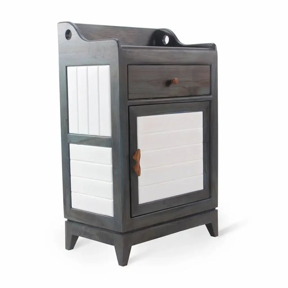 Armoires - Aayat Daraj - Armoire de rangement en bois massif - ALANKARAM