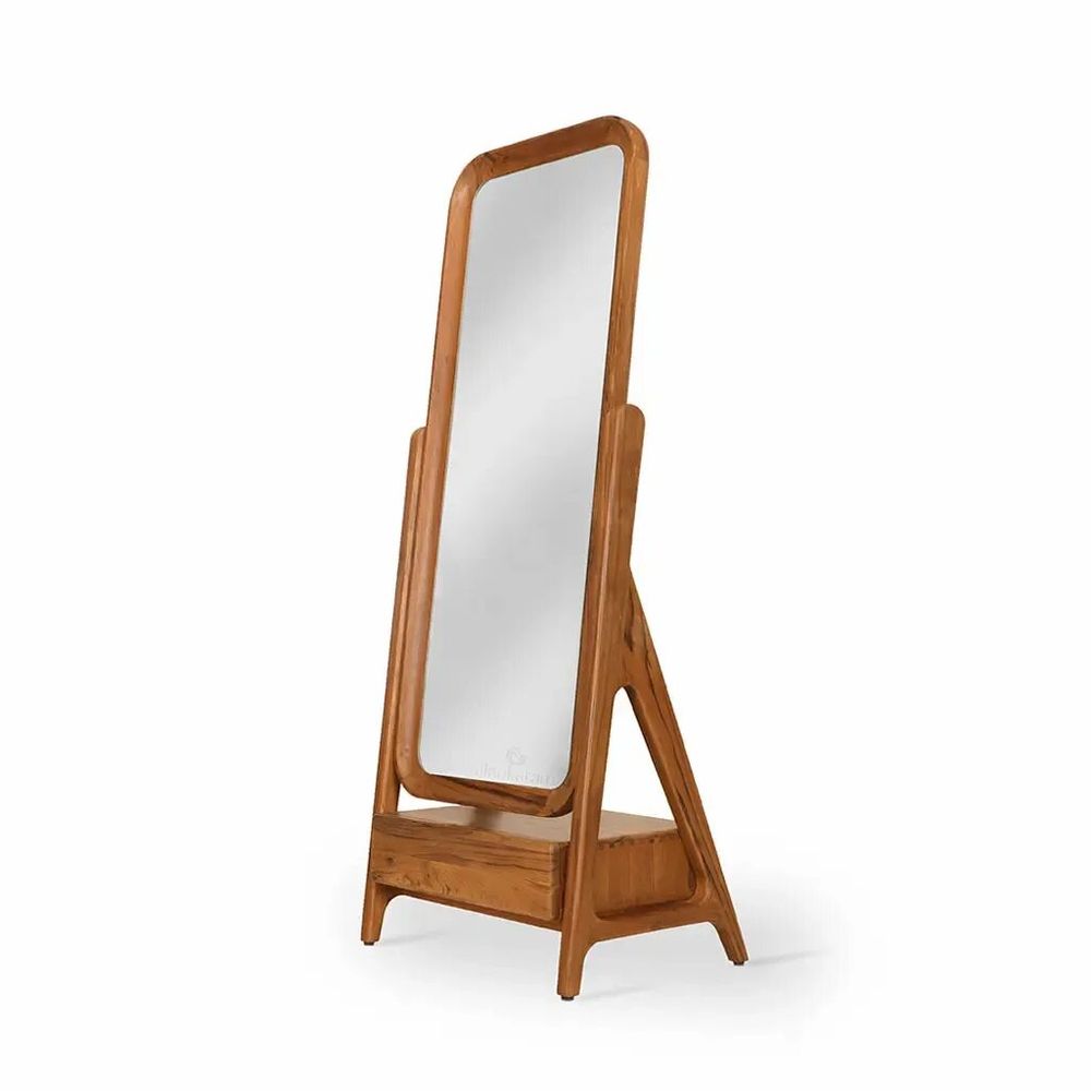 Sideboards - Ayakta Teakwood Dresser with Mirror - ALANKARAM