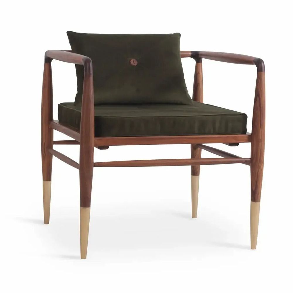 Chairs - Kutu - Teakwood Lounge Chair - ALANKARAM