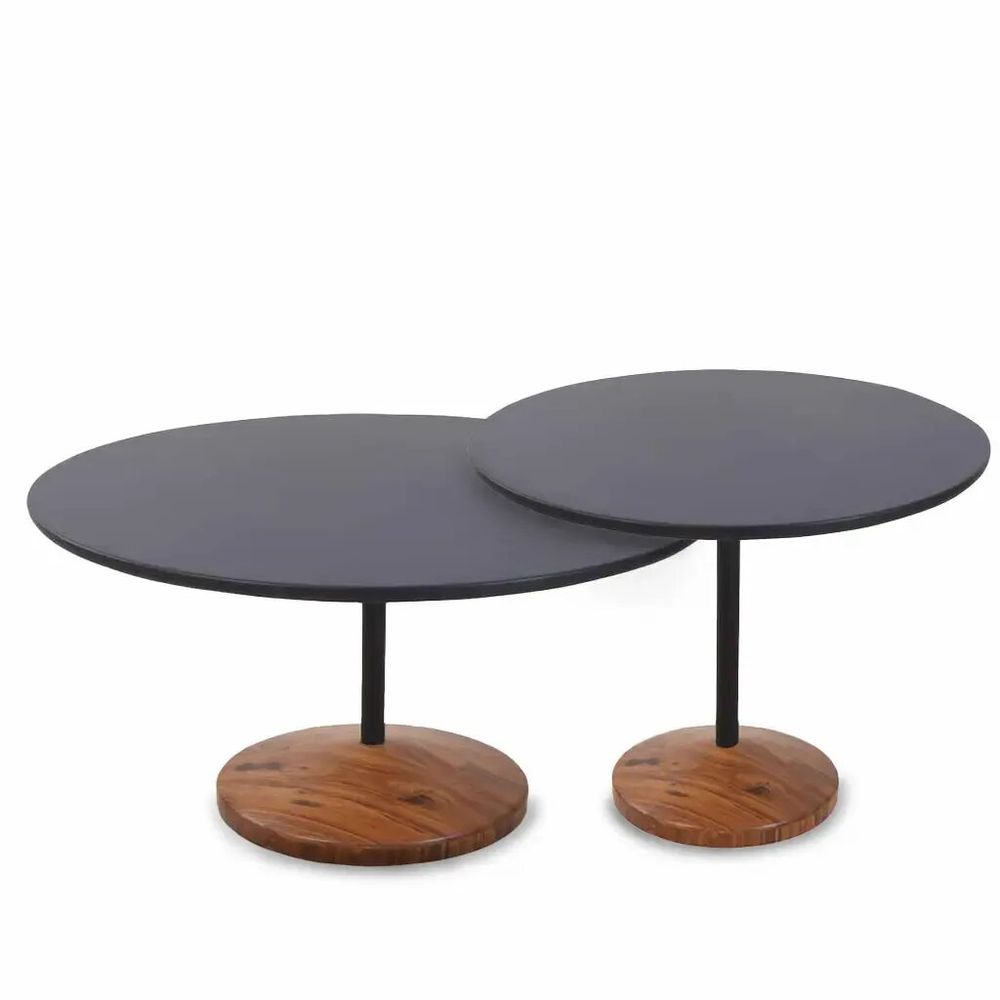 Other tables - Circulo - Teakwood Nested Table - ALANKARAM