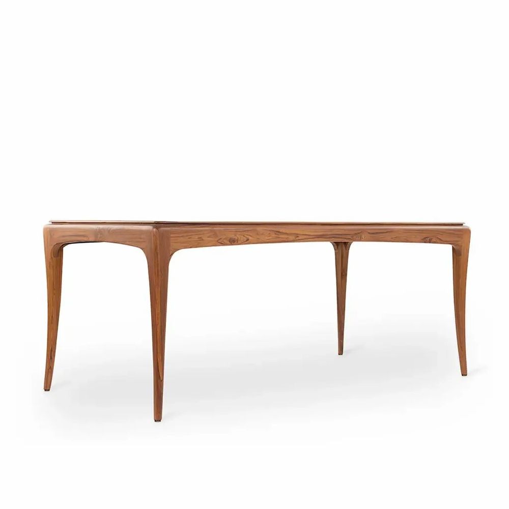 Dining Tables - Corbat Teakwood Dining Table - ALANKARAM