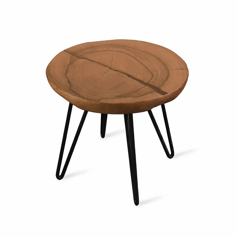 Autres tables  - Kalin - Table d'appoint en métal - ALANKARAM
