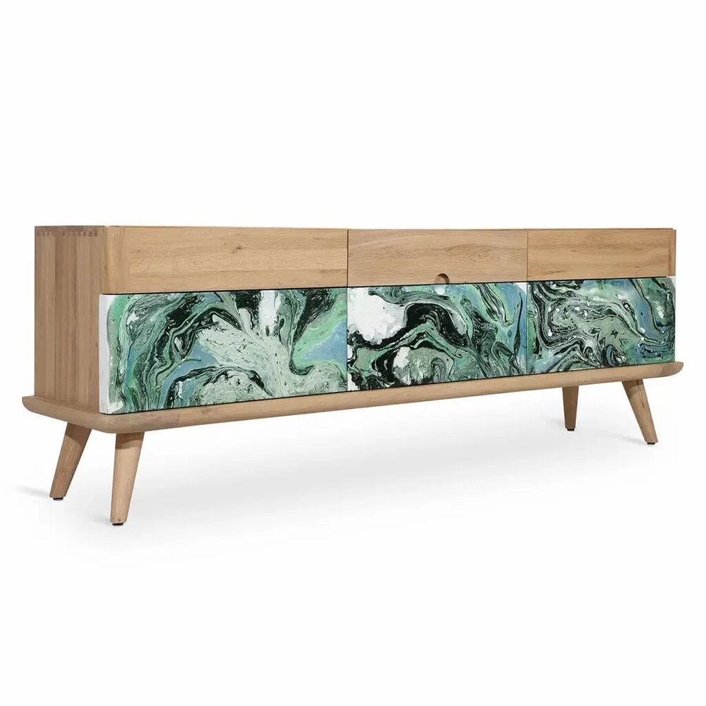 Meubles TV - Meuble TV Kapp en bois massif - ALANKARAM