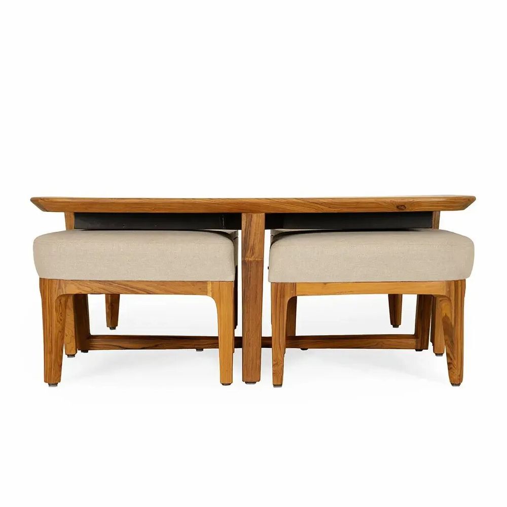 Autres tables - Kiota - Table centrale gigogne en teck - ALANKARAM