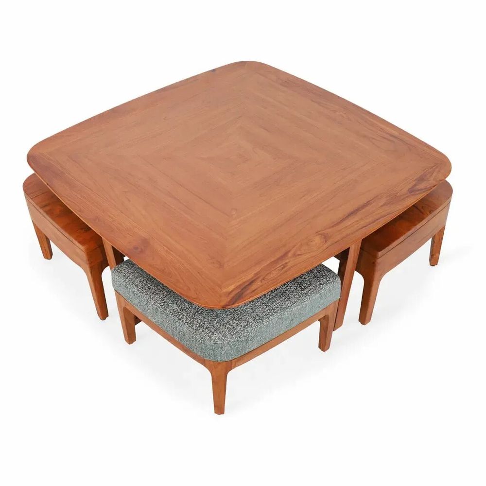 Autres tables - Kiota - Table centrale gigogne en teck - ALANKARAM