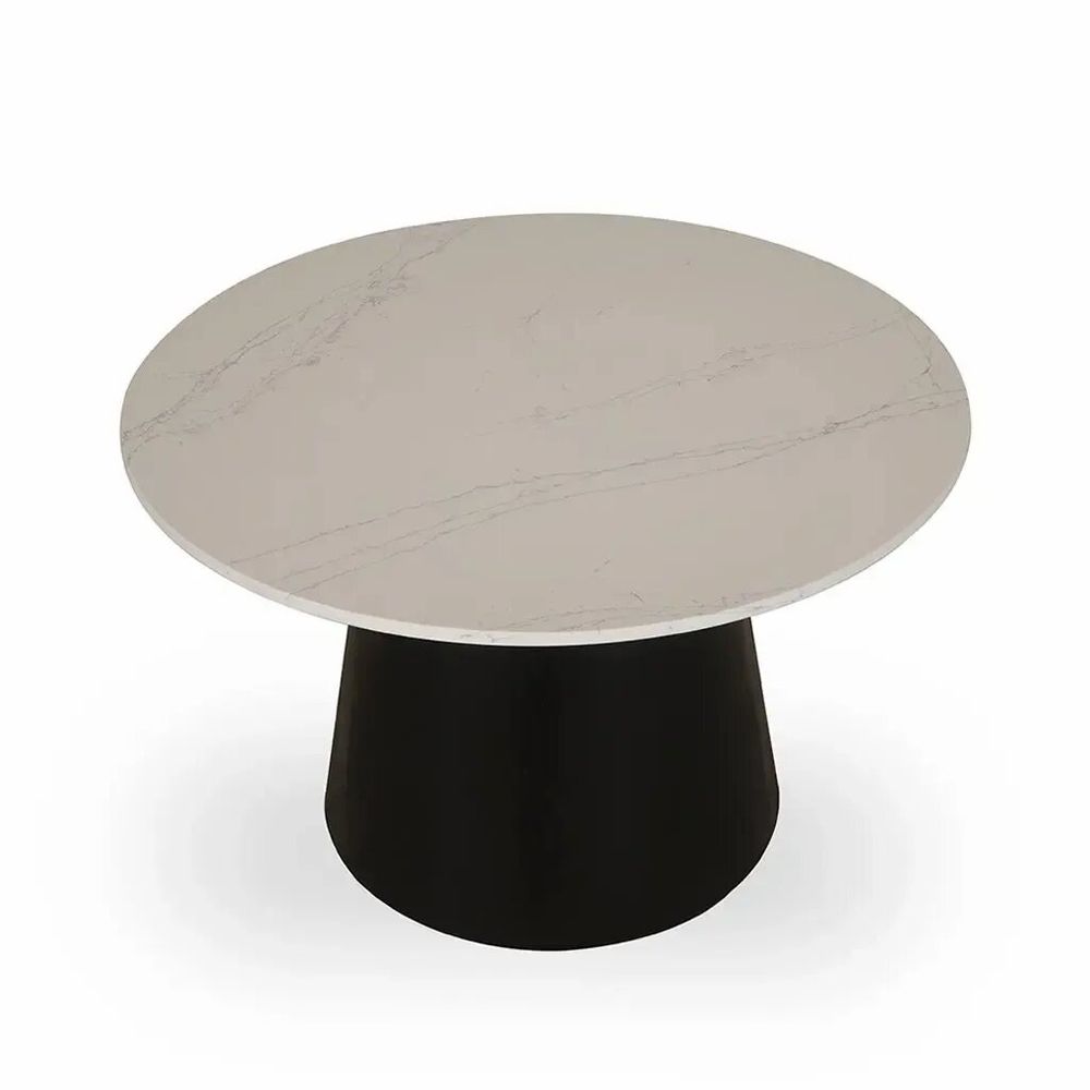 Dining Tables - Kosy - Soliwood Dining Table with Stone Top - ALANKARAM