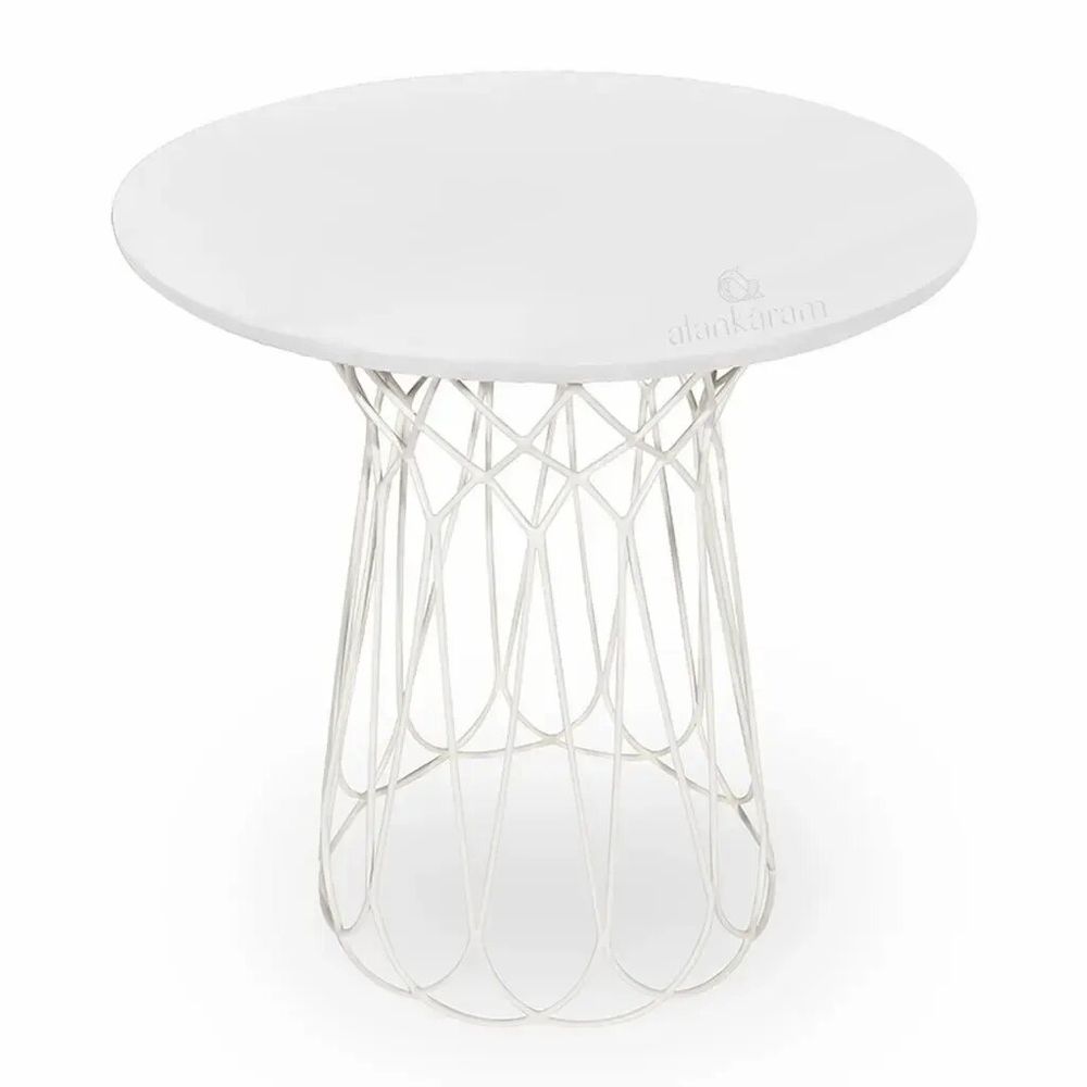 Other tables - Maama - Solidwood Round Cafe Table - ALANKARAM
