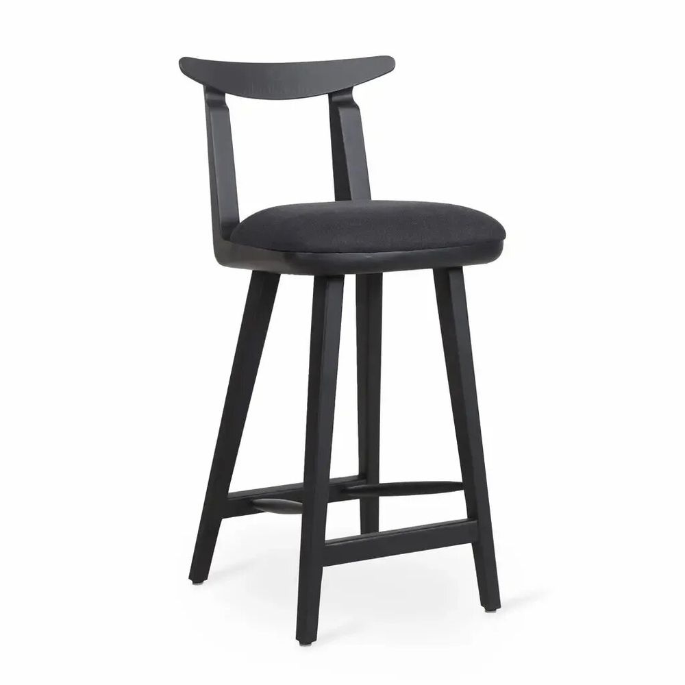 Chaises - Oriq - Chaise haute / de bar en PU massif - ALANKARAM
